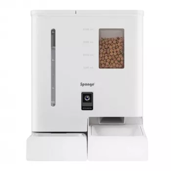 Automatischer Futterspender Sponge SPONGE Pet Feeder Smart DUAL — intelligenter Doppelnapf-Futterspender für Haustiere