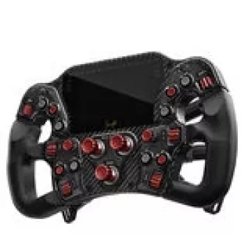 Asetek SimSports Invicta Formula Lenkrad - Rot + Forte Wheelbase (18 Nm)