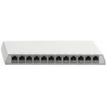 Patchfeld Rutenbeck PP-Cat.6A iso-12 12x RJ-45 geschirmt reinweiß
