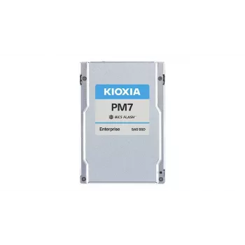 SSD 2.5 Zoll SAS Kioxia PM7‑R 15.4 TB — BiCS FLASH TLC, 4200/4100 MB/s, 2.5 Zoll U.2 (15 mm)