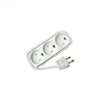 Microconnect GRUELU3H015 Stromverlängerung 1,5 m 3 AC-Steckdose(n) Weiß