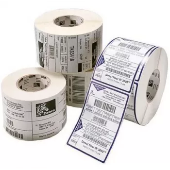 Label Zebra Z-Perform 1000T Weißes Papier Permanentkleber