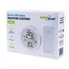 GreenBlue Funk-Wetterstation, IN/OUT Temperatur, Uhr, °C/°F wählbar, Reichweite bis 60 m, GB162