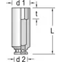 Schlag-Nuss Gedore 6164780 Gewicht 396 g