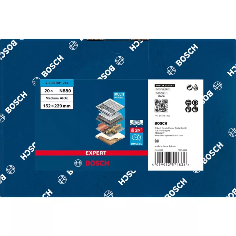Bosch 2 608 901 214 Handschleifzubehör Schleifpad Mittelkörnung 1 Stk.