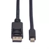 Roline DisplayPort-Kabel, DP ST - Mini DP ST, schwarz, 1,5 m (11.04.5638)