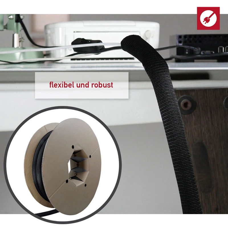 Kabelkanal Label-the-cable PRO5110 Schwarz