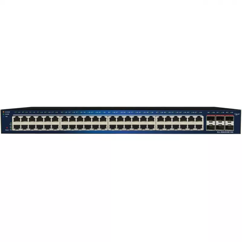 Ethernet-Switch ALLNET ALL-SG8454M-10G – Managed 48+6-Port Gigabit mit 10G-Uplinks