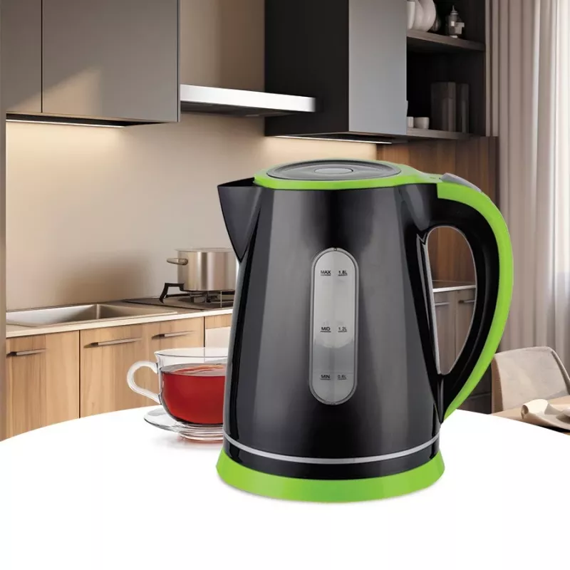 Elektrischer Wasserkocher Maestro MR-058-Schwarz — 1,8 L Fassungsvermögen, 2000 W Leistung
