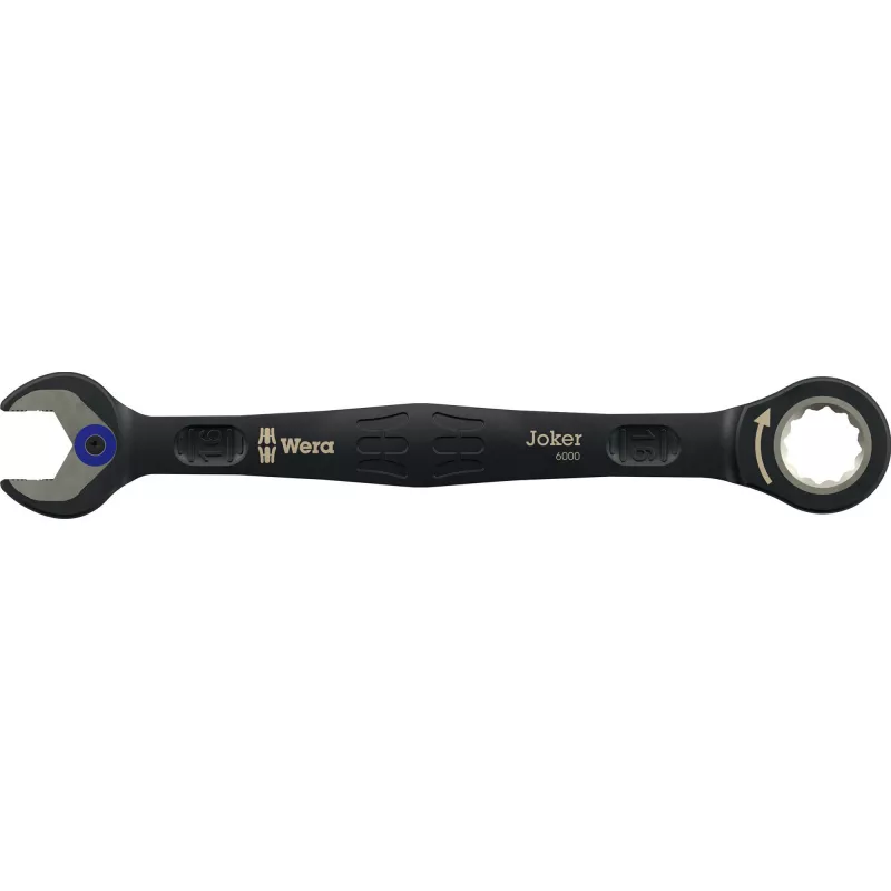 Wera 6000 Joker Black Edition Maul-Ringratschenschlüssel-Satz, 11 Stk.