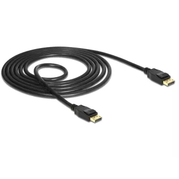 DeLOCK - DisplayPort-Kabel - DisplayPort (M) auf DisplayPort (M) - 1,5 m - 4K-Unterstützung - Schwarz (85508)