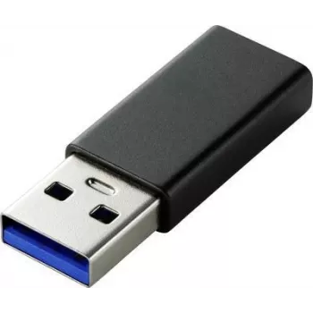 Renkforce RF-4472306 Kabel-Schnittstellen-/Gender-Adapter USB Typ A auf USB Typ C Schwarz (RF-4472306)