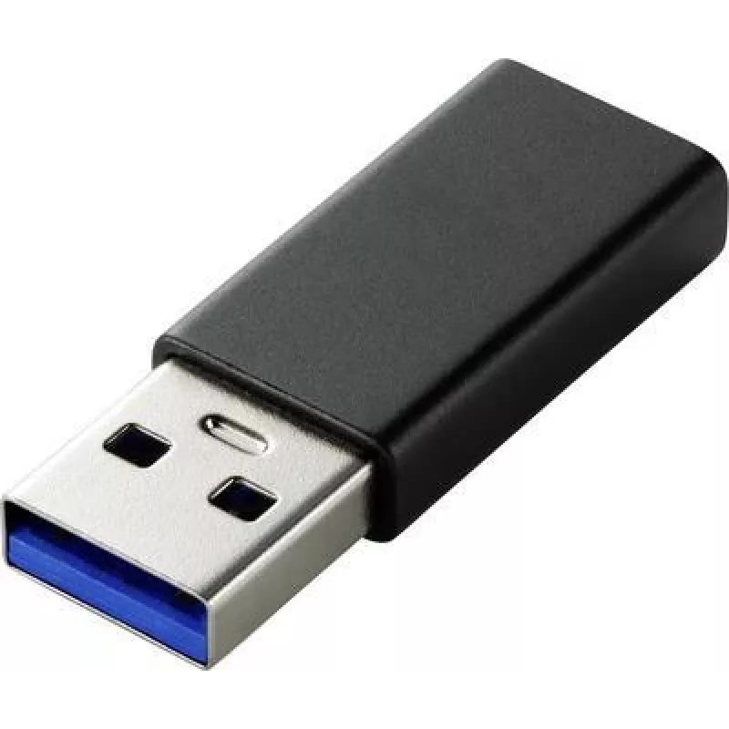 Renkforce RF-4472306 Kabel-Schnittstellen-/Gender-Adapter USB Typ A auf USB Typ C Schwarz (RF-4472306)