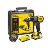 Akku-Bohrschrauber STANLEY FatMax V20 SFMCD726D2K 18V, 2x 2Ah Li-Ion, 80 Nm, 2-Gang, LED
