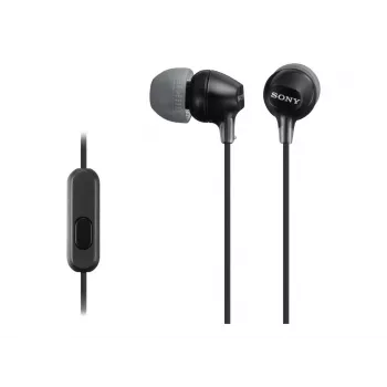 Sony MDR-EX15AP, kabelgebunden, 8 - 22000 Hz, Anrufe/Musik, 3 g, Headset, schwarz