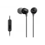 Sony MDR-EX15AP, kabelgebunden, 8 - 22000 Hz, Anrufe/Musik, 3 g, Headset, schwarz