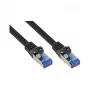 Good Connections Cat.6A Patchkabel SmartFLEX HF schwarz 0,25m