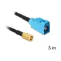 Koaxialkabel DeLOCK 88652 RG-174 3 m SMB FAKRA Z Schwarz