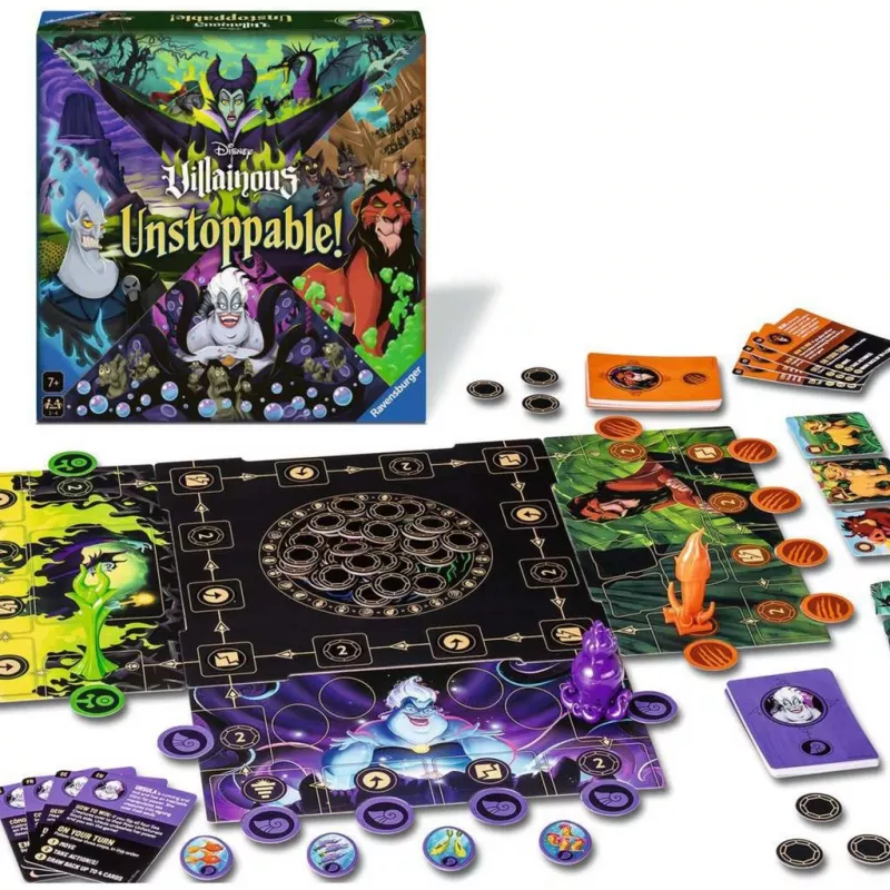 Brettspiel Ravensburger Disney Villainous Unstoppable! Strategie für Kinder ab 7 Jahren