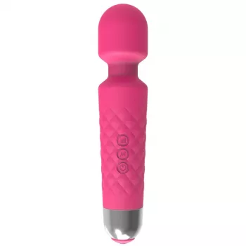 Klitoris-Massagegerät Erolab Wand-M MFN01r Rosé Pink — kompakter Massagestab im Zauberstab-Stil