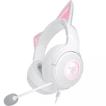 Headset Razer Kraken Kitty V2 Wired USB Type-A Weiß — Circumaural, Kopfbügel, 20–20000 Hz, 2 m Kabel
