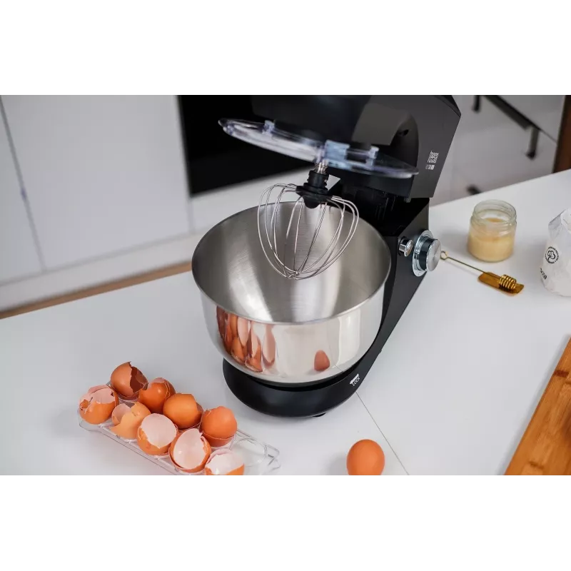 TEESA Küchenmaschine EASY COOK Single Schwarz TSA3545-B 1000W 4L