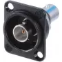 Neutrik NBB75DFIB-P - BNC - Schwarz - Edelstahl - Messing - Polyoxymethylen (POM) - Polytetrafluorethylen (PTFE) - Zink - Messing - 1,5 V - 3 mO (NBB75DFIB-P)
