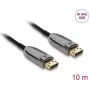 DELOCK Aktives optisches Kabel DisplayPort 2.1 8K 60 Hz 40 Gbps 10 m