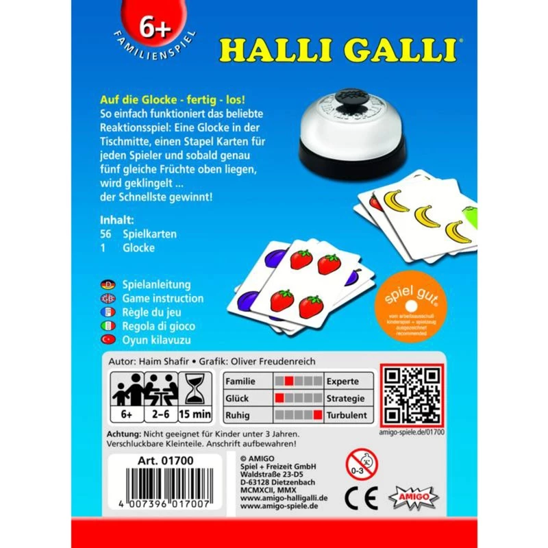 Amigo 01700 Brettspiel Kartenspiel Matching