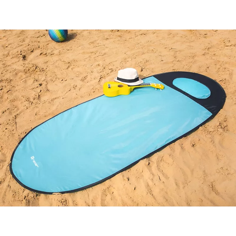 Strandmatte TRACER Pop Up 46933 — leichte tragbare Strandmatte, blau