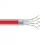 Netzwerkkabel Schwarz Box Cat6 Rot 30m S/FTP