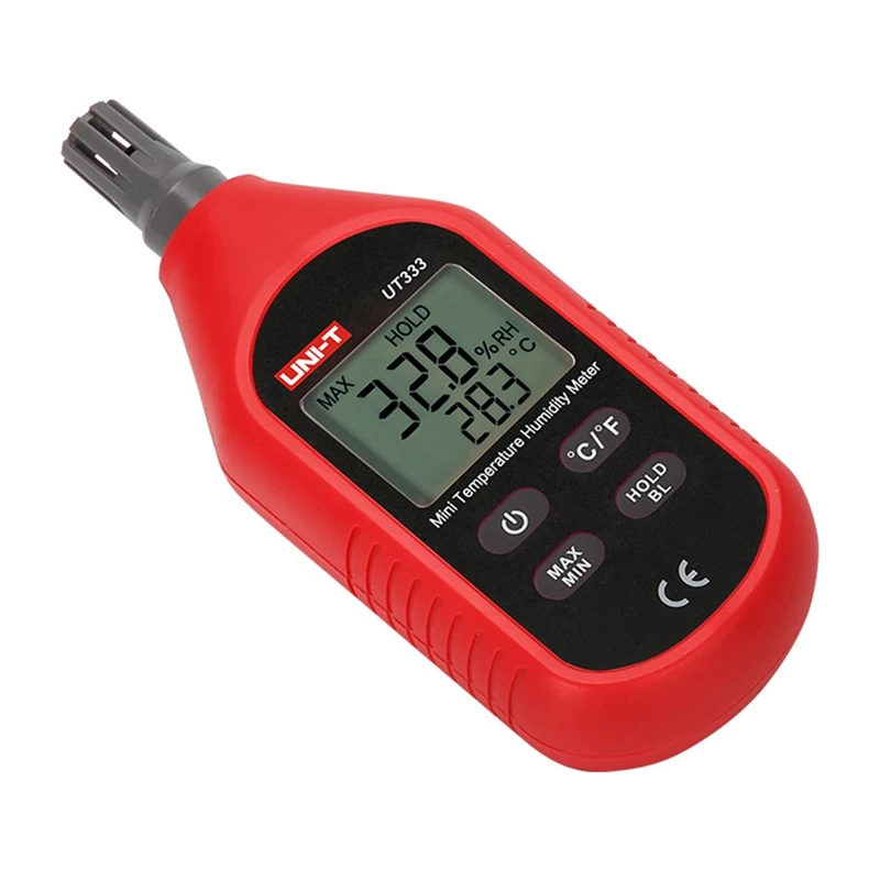 Mini Temperatur- und Feuchtigkeitsmessgerät UT333 — tragbares Thermo-Hygrometer für Temperatur- und relative Feuchtemessung