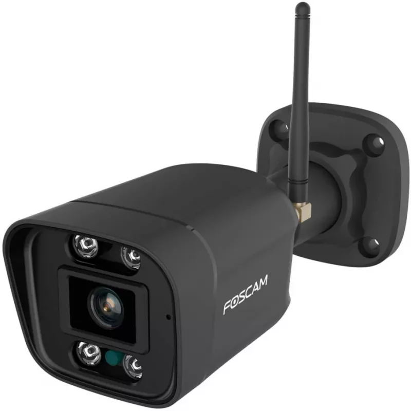Outdoor-Bullet-WLAN-Kamera Foscam V8P — Schwarz, 1080p, Nachtsicht