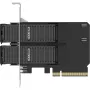 PCIe-Adapterkarte icybox MB312M4P-B — 2× M.2 NVMe auf PCIe 4.0 x8 (Bifurkation)