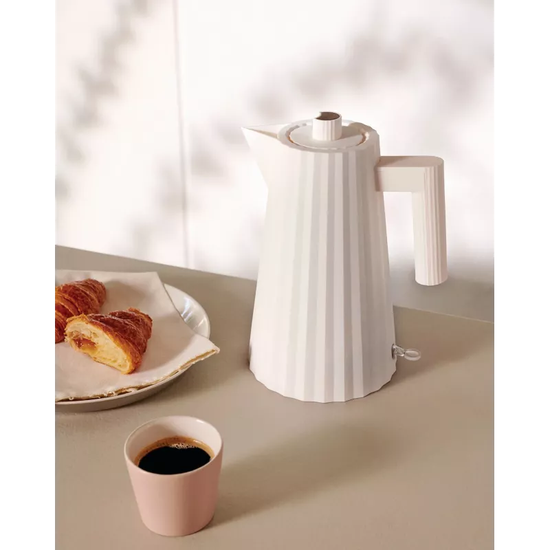 Alessi MDL06 B Falten-Wasserkocher, Schwarz Euro-Stecker