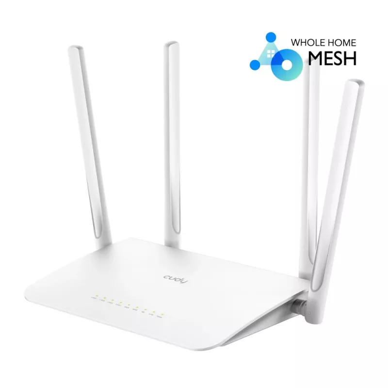 Cudy WR1300 WLAN-Router Gigabit Ethernet Dualband (2,4 GHz / 5 GHz) Weiß