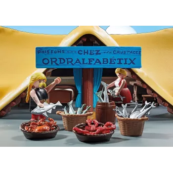 Playmobil 71266 Asterix: Hütte von Verleihnix Verleihnix und seine Frau Bakteria Sammelfiguren Asterix Sammler und Fans Spielspaß Rollenspiele