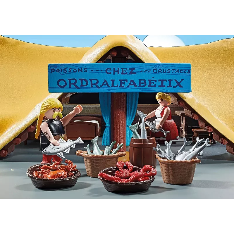 Playmobil 71266 Asterix: Hütte von Verleihnix Verleihnix und seine Frau Bakteria Sammelfiguren Asterix Sammler und Fans Spielspaß Rollenspiele
