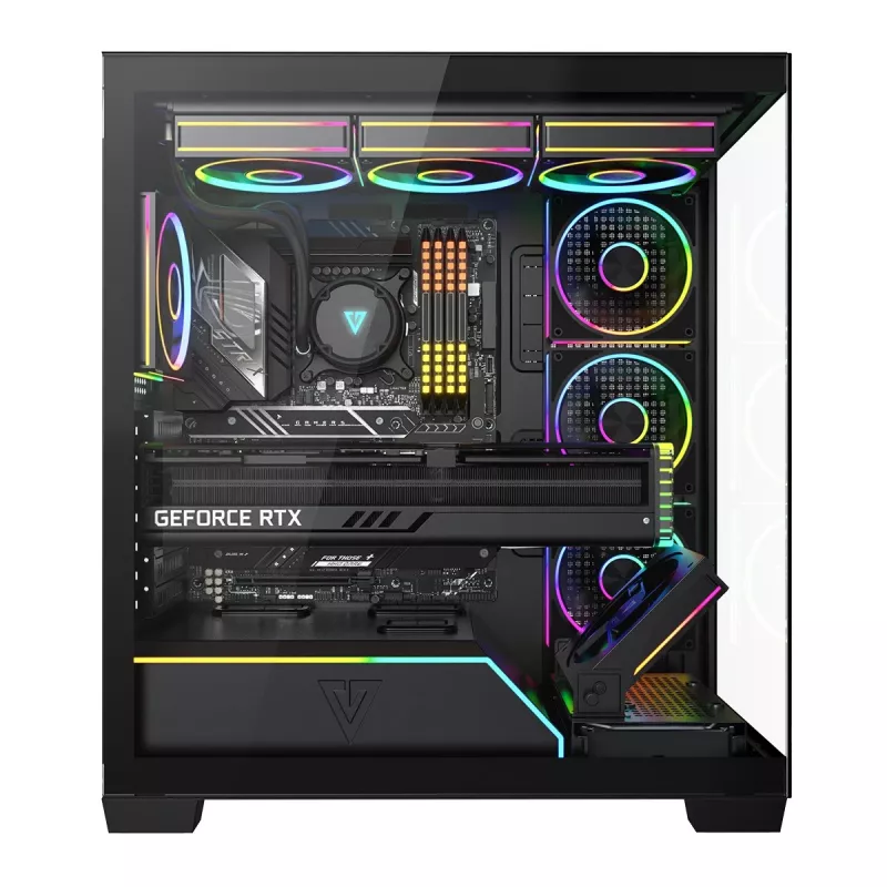 Modecom Volcano Stellar Plus ARGB Midi 8F Black