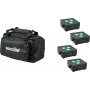 Flachlicht-Set EUROLITE AKKU IP 3 — 4× batteriebetriebene flache LED-Panels