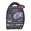 Rollleine Flexi New Classic Cat XS 3 m — Schnurleine für kleine Haustiere, schwarz, max. Belastung 8 kg