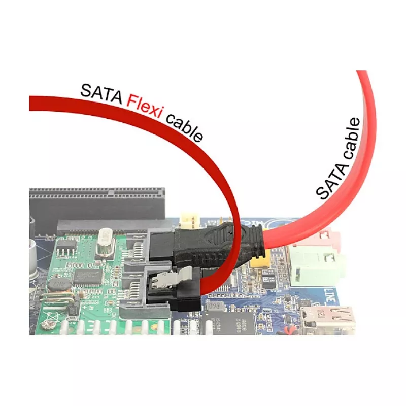 SATA-Kabel DeLOCK 0,1 m 2xSATAIII