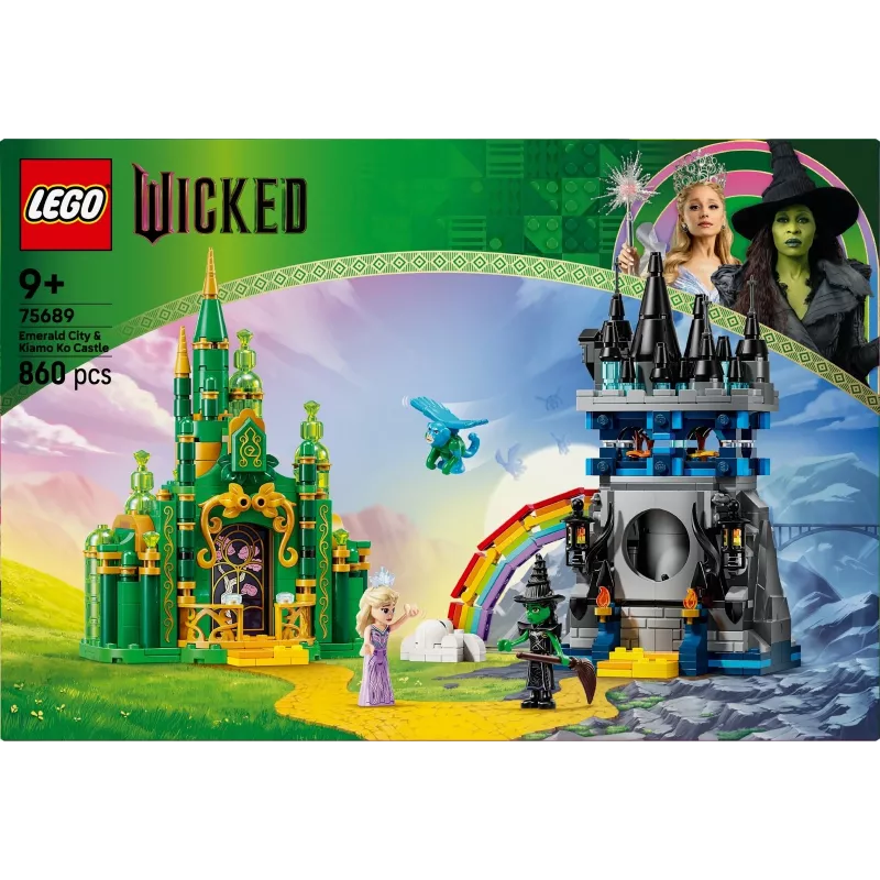 LEGO Bauset Wicked 75689 — Smaragdstadt und Kiamo Ko Schloss Spielset