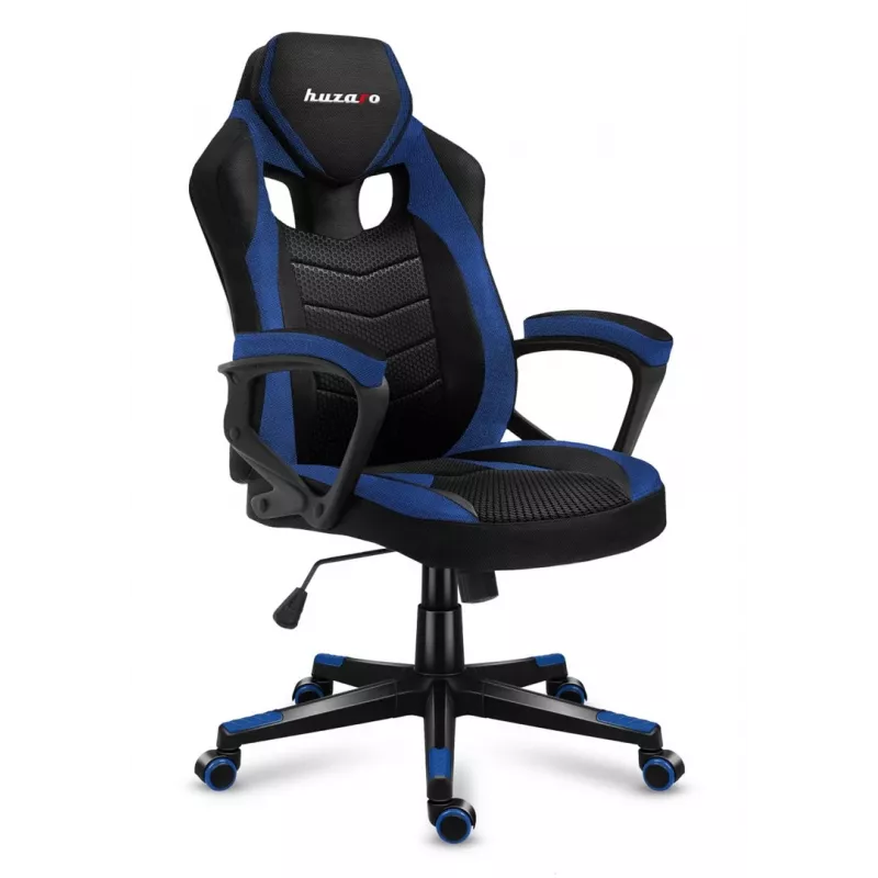 Huzaro FORCE 2.5 Blau MESH Gaming-Sessel Netz-Sitz Schwarz, Blau