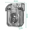 Leitz Straight Cut Blade für Precision Office Trimmer, 15 Blatt, Kunststoff, Stahl, Grau, 14 mm, 40 mm, 48 mm