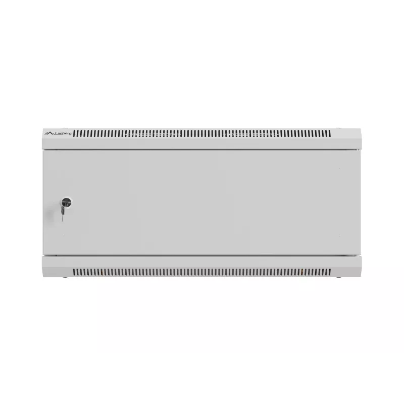Wandmontierbarer 19-Zoll-Installationsschrank LANBERG WF01-6404-00S 4U 600×450 mm, grau
