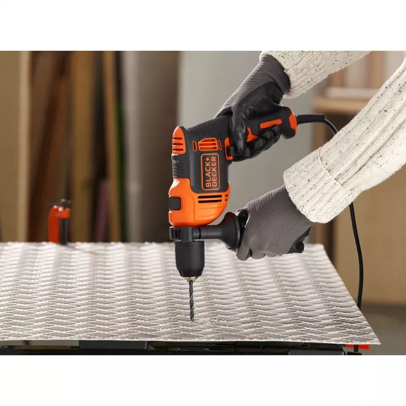 Black & Decker BEH710-QS Bohrmaschine 2800 U/min Schwarz, Orange