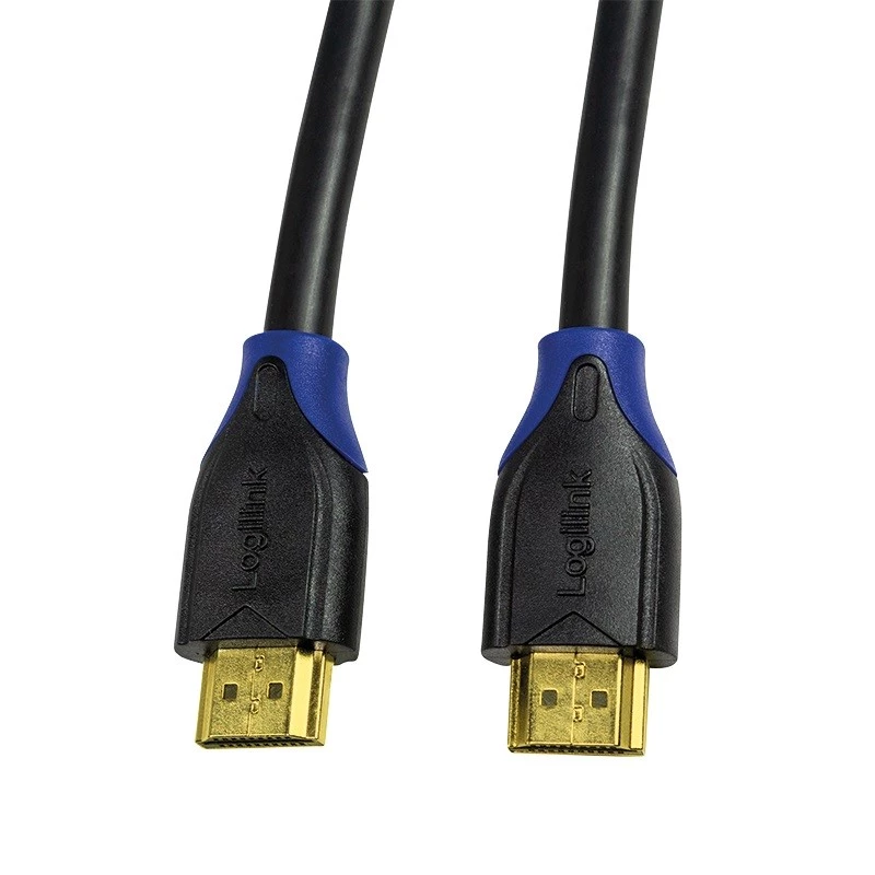 LogiLink CH0062 HDMI-Kabel 2 M Schwarz 4K UHD Audio Return Ch Gold P
