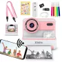 Sofortbildkamera mit Thermodrucker Xblitz FLASH PINK — kompakte Kamera, 1980×1080 Display, 1200-mAh-Akku, microSD-Lesegerät, USB-C