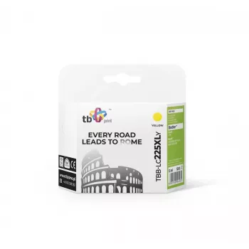 Ink. Kaz. TB kompatibel mit Brother LC225XL Gelb neu